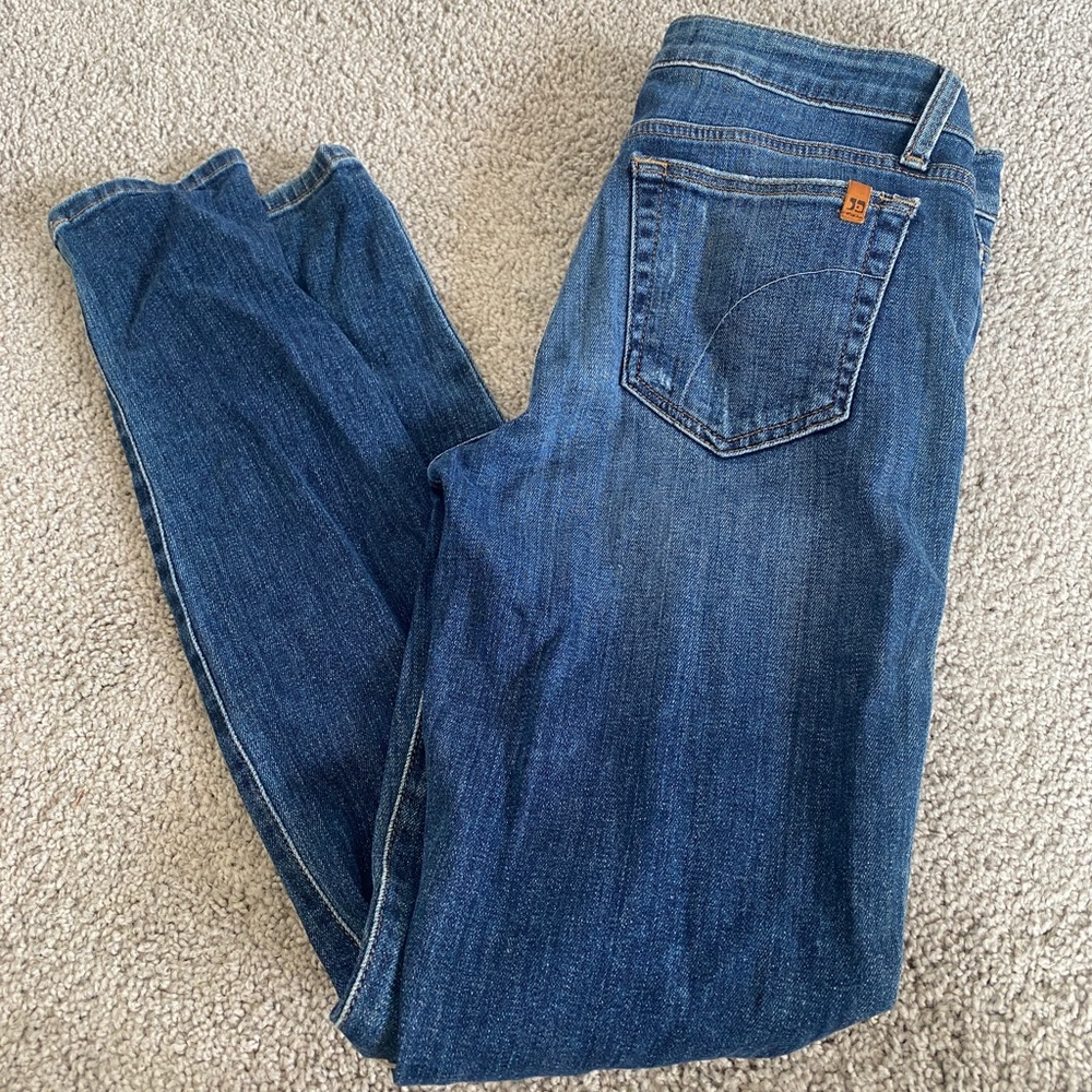 Joes skinny ankle distressed jeans